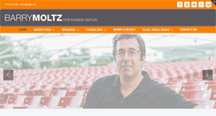 Desktop Screenshot of barrymoltz.com